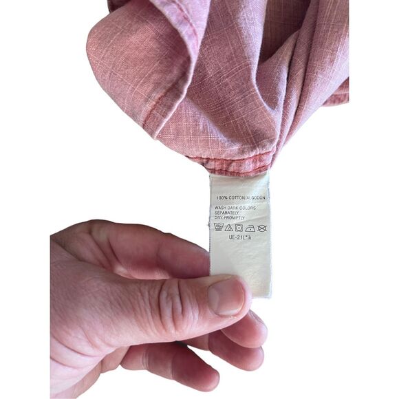 G.H. Bass & Co. Men's Red Dupplin Checkered Buttons Up Shirt Size XXL - Picture 10 of 15